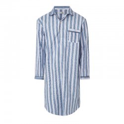 Pyjamas/nattskjorta i 100% bomull från Gambler. Nattskjortan finns i storlekarna S, M, L, XL, XXL, 3XL och 4XL.