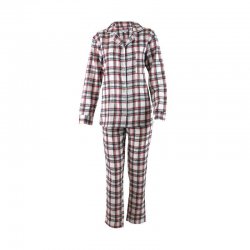 Pyjamasset till dam i fint rutigt mönster
