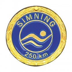 Kilometermärket 250 km är ett simmärke