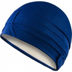 Badmössa dam turbanmodell blå i polyester