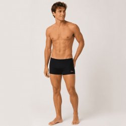 Svarta klortåliga boxerdress badbyxor från Soak, perfekta för simträning, motionärer och elitsimmare.