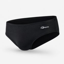 Svarta klortåliga brief-badbyxor från Soak, perfekta för motionssimning och aktiva dagar på stranden.