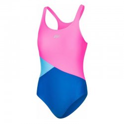 Baddräkt barn från Aquaspeed. Rosa/blå baddräkt till barn med bekväm passform.