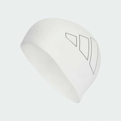 Badmössa adidas logo cap till vuxen. Vit badmössa från adidas med logga.
