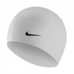 Vit badmössa från nike med liten logga. Badmössa från Nike till vuxen.