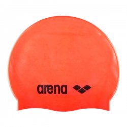 Orange badmössa i 100% silikon från Arena. Badmössan finns i en mängd färger. Passar dig som vill skydda håret från klor