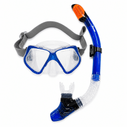 Cyklopset till vuxen med snorkel och cyklop. Cyklopset med drytop till vuxen.