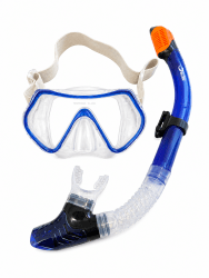Mask and snorkel Deep Blue Explorer - Soak