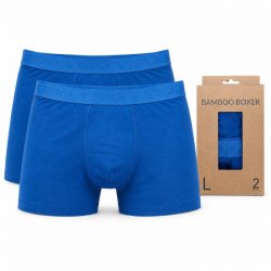 Blå kalsonger i bambu. Sköna kalsonger i bambumaterial.
