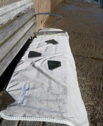 Microfiberhandduk till träning, strand och bad. Mjuk handduk.