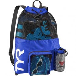 Nätväska big mummy backpack blå/svart - Tyr