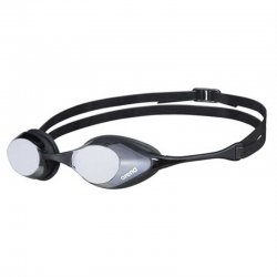 Cobra swipe mirror från Arena i svart/silver. En prisvärd glasöga som har flera bra funktioner.