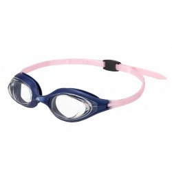 Simglasögon till barn 8-12 år Barracuda blå/rosa från Aquarapid. Passar bra till simskolan, simträningen, badhuset, resan