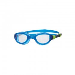 Simglasögon blå med klara glas