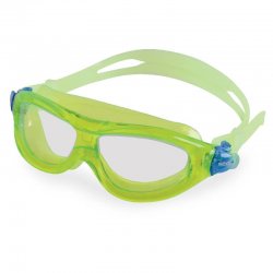 Simglasögon/simmask till barn 6-12 år från Seac. Enkel att få tät mot ansiktet och lätt att justera bandet på.