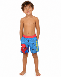 Badshorts för barn med spidermantryck. Tuffa till stranden och badhuset
