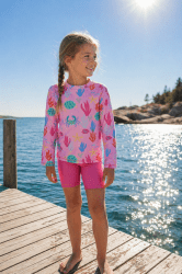 Uv-set rosa mönster 