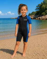 Billig våtdräkt till barn från Soak med dragkedja.