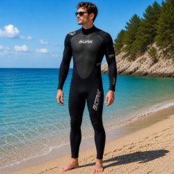 Våtdräkt herr Sprint Steamer 3/2 fullsuit svart - Soak