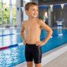 Speedo Endurance+ jammer badbyxor för barn i svart och vitt med knälånga ben