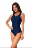 Baddräkt dam marin med bra passform och skön komfort från varumärket Aquaspeed