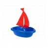 badleksaker plastbåt röd blå barn leksak
