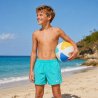 Nike badshorts pojke turkos med snabbtorkande material, innerbyxa och sidofickor för bad och strand