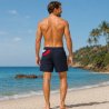 Snabbtorkande korta badshorts från Speedo i slimfit med ficka bak, resår och nätinnerbyxa.