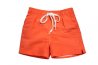 Badshorts för pojkar i fin orange färg.