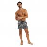 Badshorts herr zebra med dragkedja - Panos Emporio