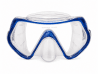 Cyklop och snorkel för vuxen med dry top och transparent blå silikon från Soak.