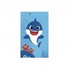 Microfiber handduk med söt haj. Perfekt microfiber handduk till barnen som torkar snabbt.