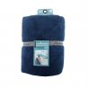 Microfiber handduk i marin färg. Microfiber handduken är stor och passar bra till resan, stranden, träningen och hemmet