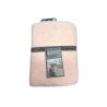 Mjuk microfiberhandduk som torkar snabbt. Ljusrosa microfiber handduk i 100% polyester, finns i flera färger