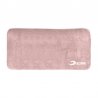 Handuk till simning. Microfiber snabbtorkande och smidig. Mjuk och lyxig känsla i ljusrosa färg.