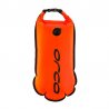 Simboj orange från Orca. Passar bra att använda till öppetvatten simning och swimrun. Finns plats att lägga saker i.