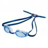 Simglasögon Glide från Aquafeel. Bra simglasögon med klarblå lins, bytbar näsbrygga och snabbjusterande band.