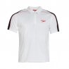Kortärmad vit tränings-t-shirt från Speedo i 100% polyester med halsdragkedja.