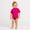 Speedo UV-tröja barn rosa SPF 50+ med solskydd mot UVA och UVB, perfekt för strand, pool och semester