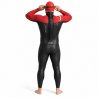Baksida av våtdräkt herr Activ med dragkedja och slimmad passform för open water