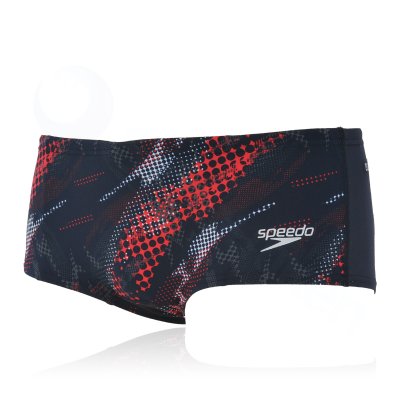 BADBYXOR ENDURANCE+ HYDROTURN TRUNKS 14CM NAVY/RÖD FRÅN SPEEDO - 36´´