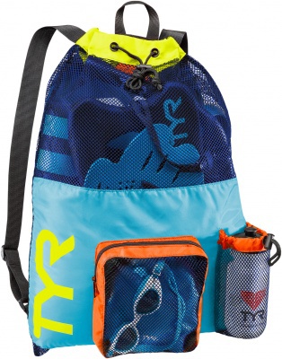 Nätpåse Big Mummy Backpack blå/lime/orange - Tyr