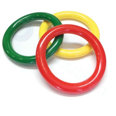 Ha roligt i vattnet och träna vattenvana med dykringar i olika färger