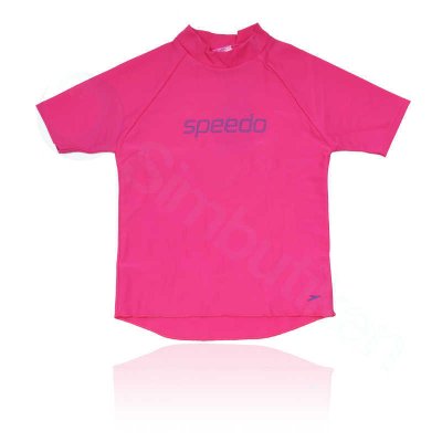 Uv tröja barn logo suntop lipstick - Speedo