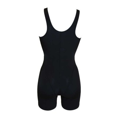 Baddräkt dam svart Joline från Aquarapid. Stängd rygg