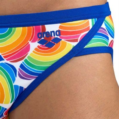 Badbyxor till herr från Arena med mönster. Pride badbyxor från Arena.