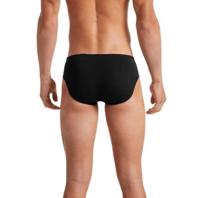 Badbyxor herr hydrastrong svarta breif från Nike. Svarta snygga badbyxor till herr.