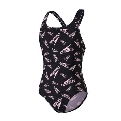 Baddräkt barn svart/rosa från Speedo. Baddräkten passar bra till simskola, simträning, stranden, poolen, badhuset. Tålig baddräk