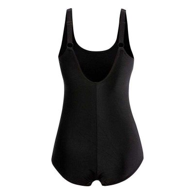 Baddräkt i klotåligt material med justerbara axelband från Trofé.