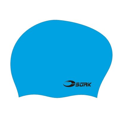 Bekväm badmössa till längre hår från Soak. Kornblå badmössa online.